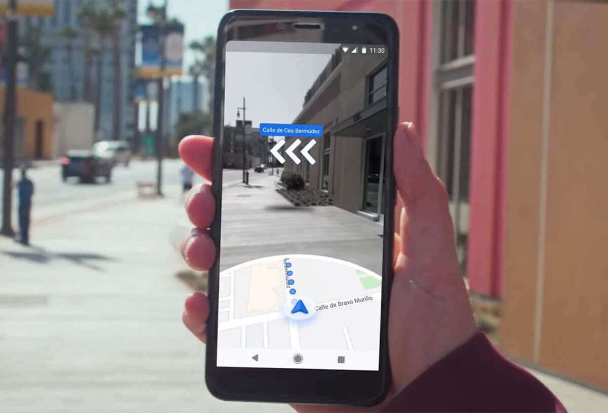 Live View de Google Maps: así es la navegación de realidad aumentada