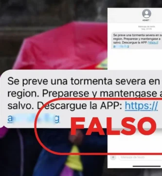 ¡Cuidado! Circula un SMS falso que suplanta a la AEMET alertando de tormentas severas