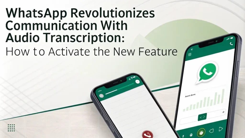WhatsApp revoluciona la comunicación con la transcripción de audios