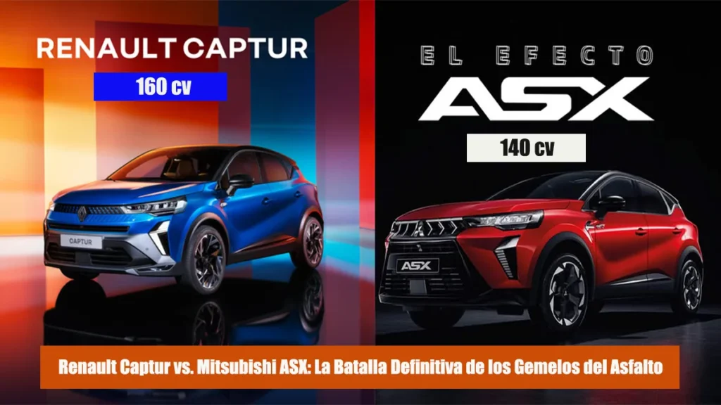 Renault Captur vs. Mitsubishi ASX: La Batalla Definitiva de los Gemelos del Asfalto