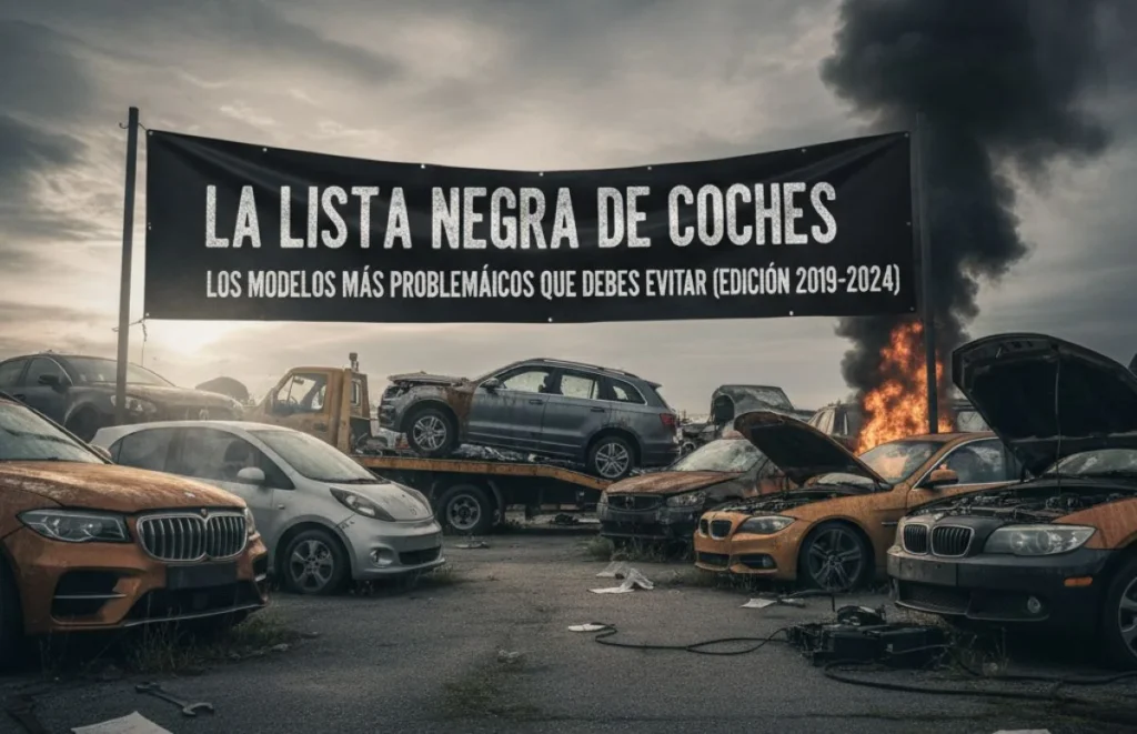 La Lista Negra de Coches: Los Modelos Más Problemáticos que DEBES Evitar (Edición 2019-2024)