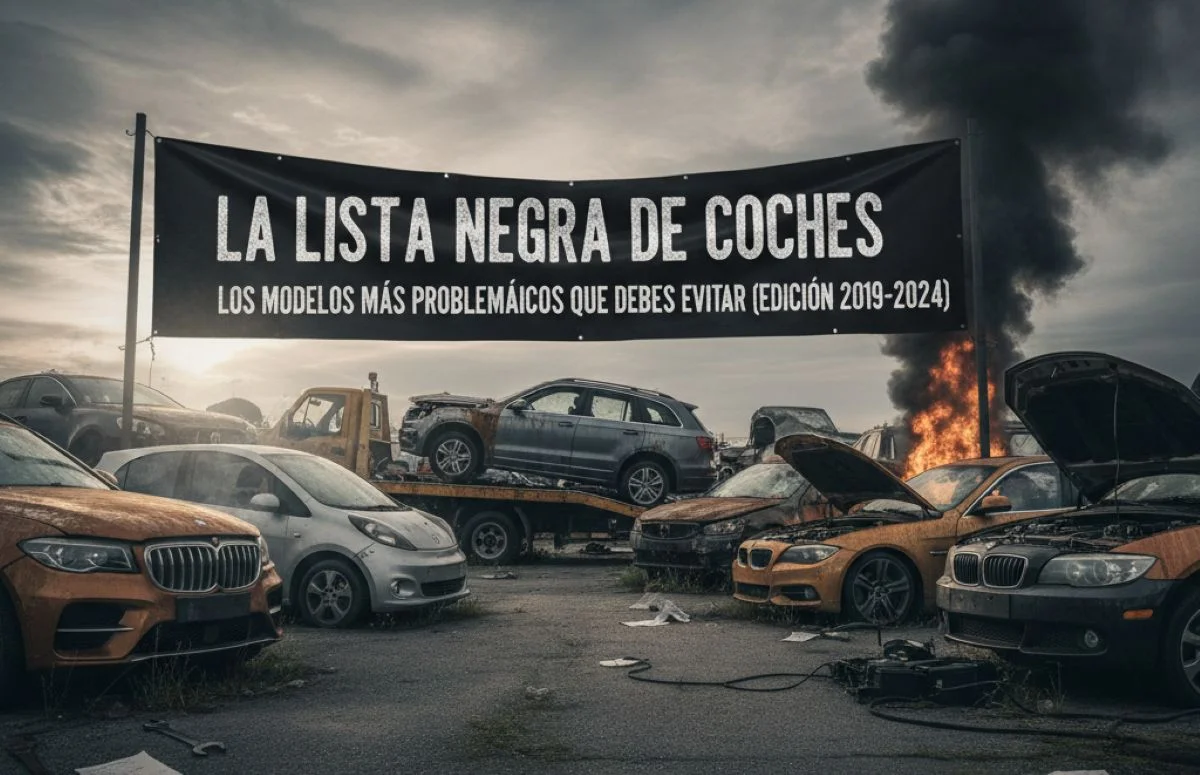 La Lista Negra de Coches: Los Modelos Más Problemáticos que DEBES Evitar (Edición 2019-2024)